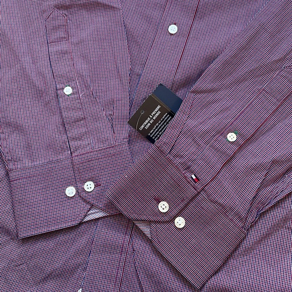 Tommy Hilfiger Men’s Long Sleeve Button Down Shirt Size Size 17.5 / 34-35 - Picture 15 of 15
